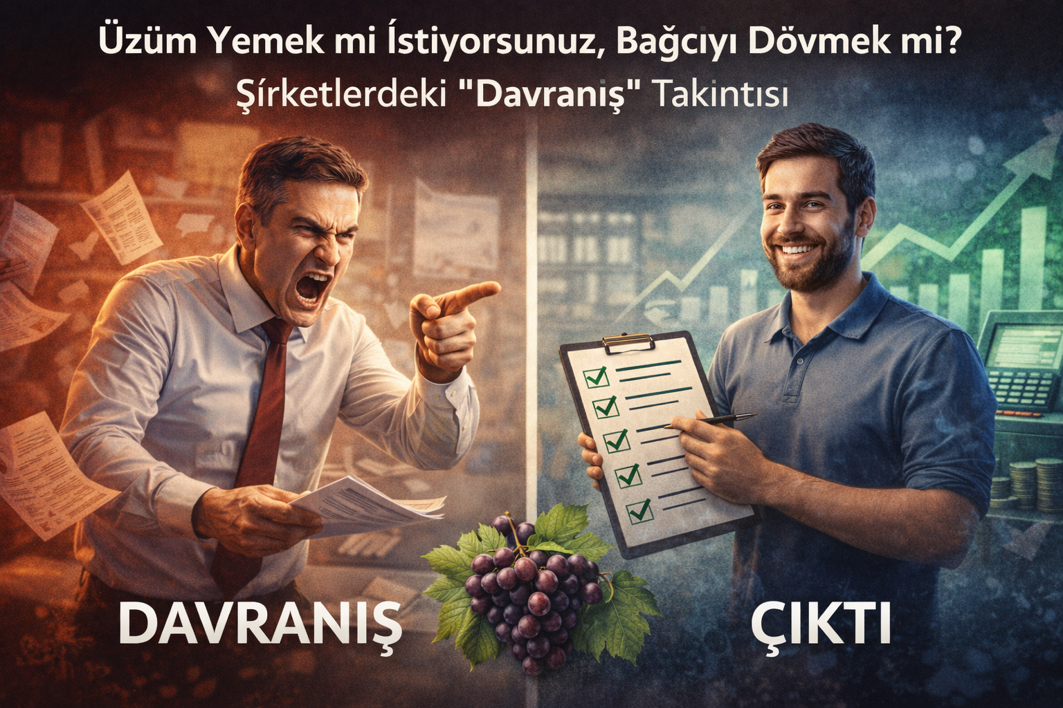 Üzüm Yemek mi İstiyorsunuz, Bağcıyı Dövmek mi? Şirketlerdeki “Davranış” Takıntısı